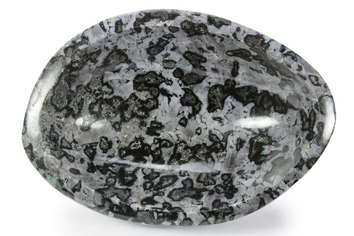 Polished, Indigo Gabbro Bowl - Madagascar #244578